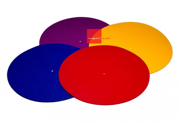 Kolorowe maty gramofonowe Rega